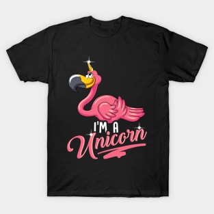 Adorable I'm a Unicorn Flamingo Cute Animal T-Shirt